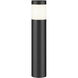 Independence 12 AC/DC 2.75 watt Textured Black Round Bollard in 3000K